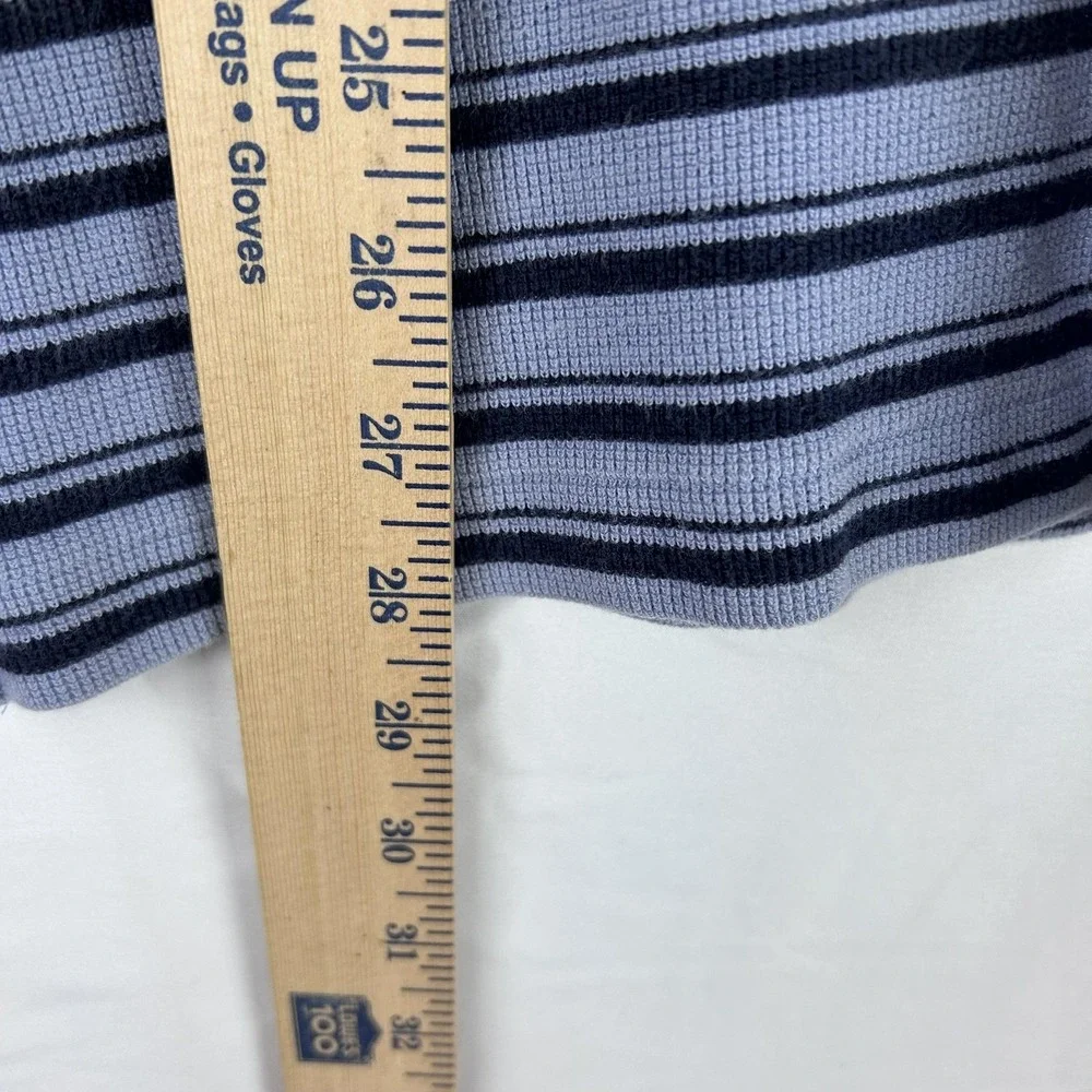 Polo by Ralph Lauren Polo Shirt‎ Mens Large Blue Striped Short Sleeve Pony Logo